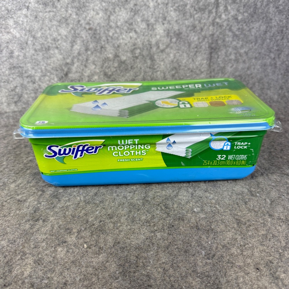Swiffer Sweeper Wet Mopping Cloths Refills 32 Count Open Window Fresh Scent